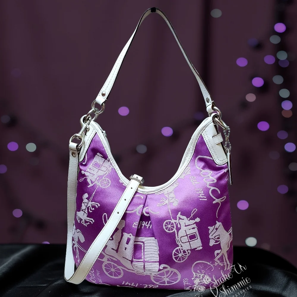 COACH HORSE & CARRIAGE HOBO - Picture 1 of 16